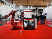 EMO 2019 exhibition stand MAX 100 Weiss spindle MRC-Standard MABI Robotic