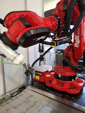 iSiOS with laser tracker | MAX100 Mabi Robotic AG